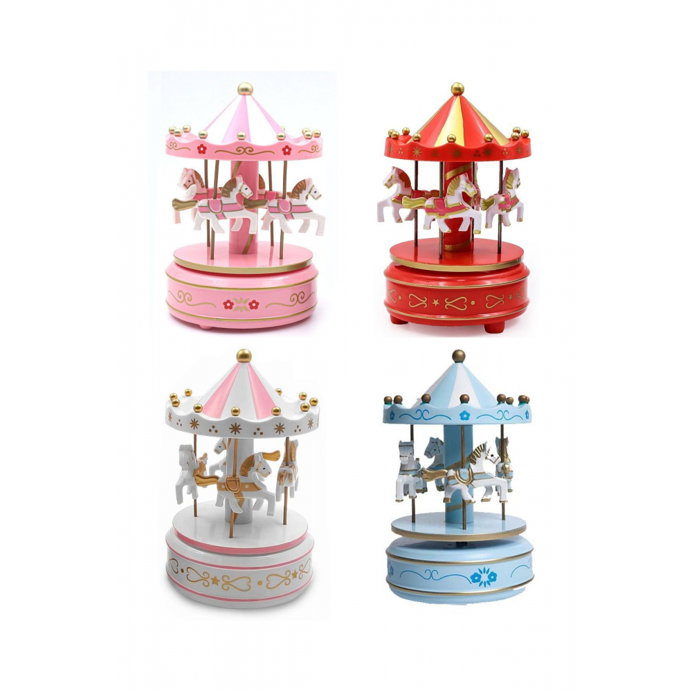 Atlı Karınca Müzik Kutusu & Instagram Çerçeve & Pembe Bubble Mum & Kupa Hediye Seti