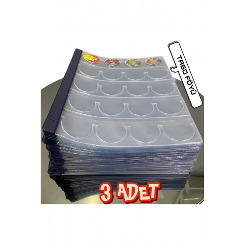 Taso Föyü (3 ADET) - (TOPLAM 60 ADET TASO ALIYOR) - (4CM ÜRÜNLER SIĞMAKTADIR)