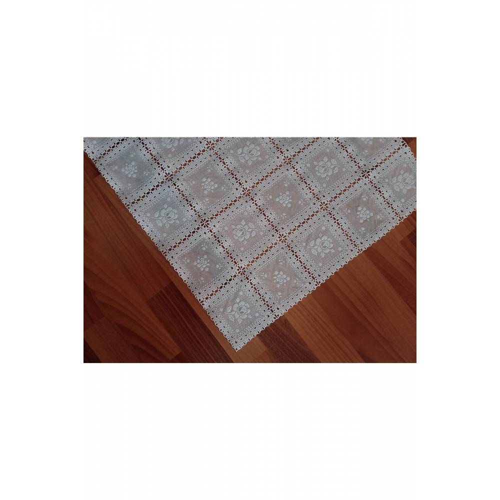 Dantel Pvc Buzdolabı Raf Örtüsü/kaymaz Dolap Raf Ve Çekmeçe Örtüs 1 Mt/kare Çiçek 11