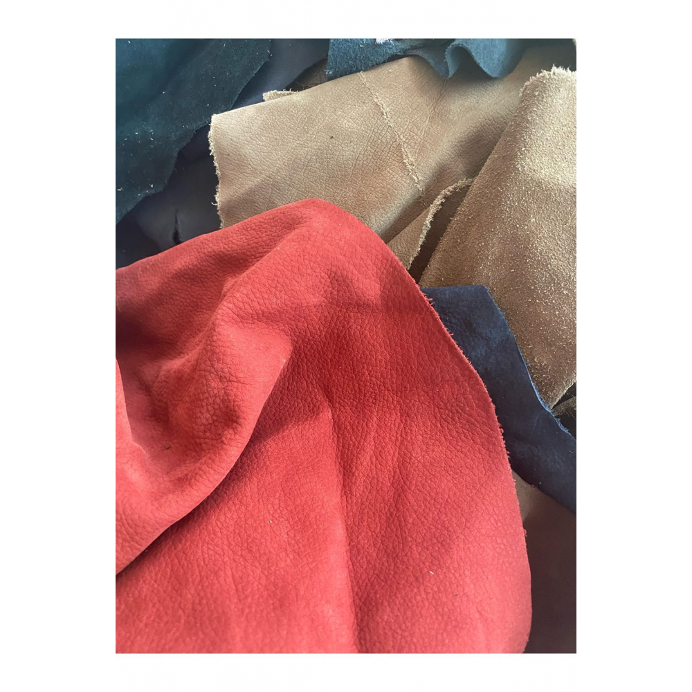 Hakiki Deri Karışık Parça Çok Amaçlı Deri 1 Kg