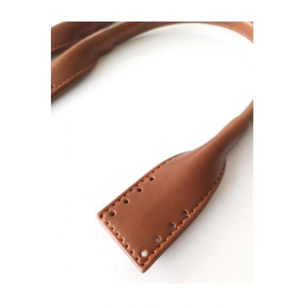 Suni Deri Pelikan Model Kısa Çanta Sapı Taba