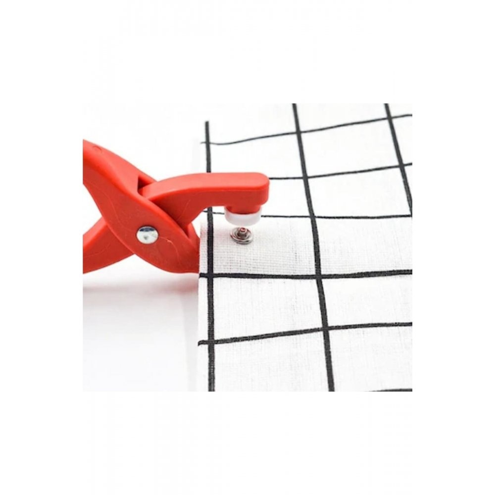 Çıt çıt takma çakma makinesi ve 100 adet çıt çıt