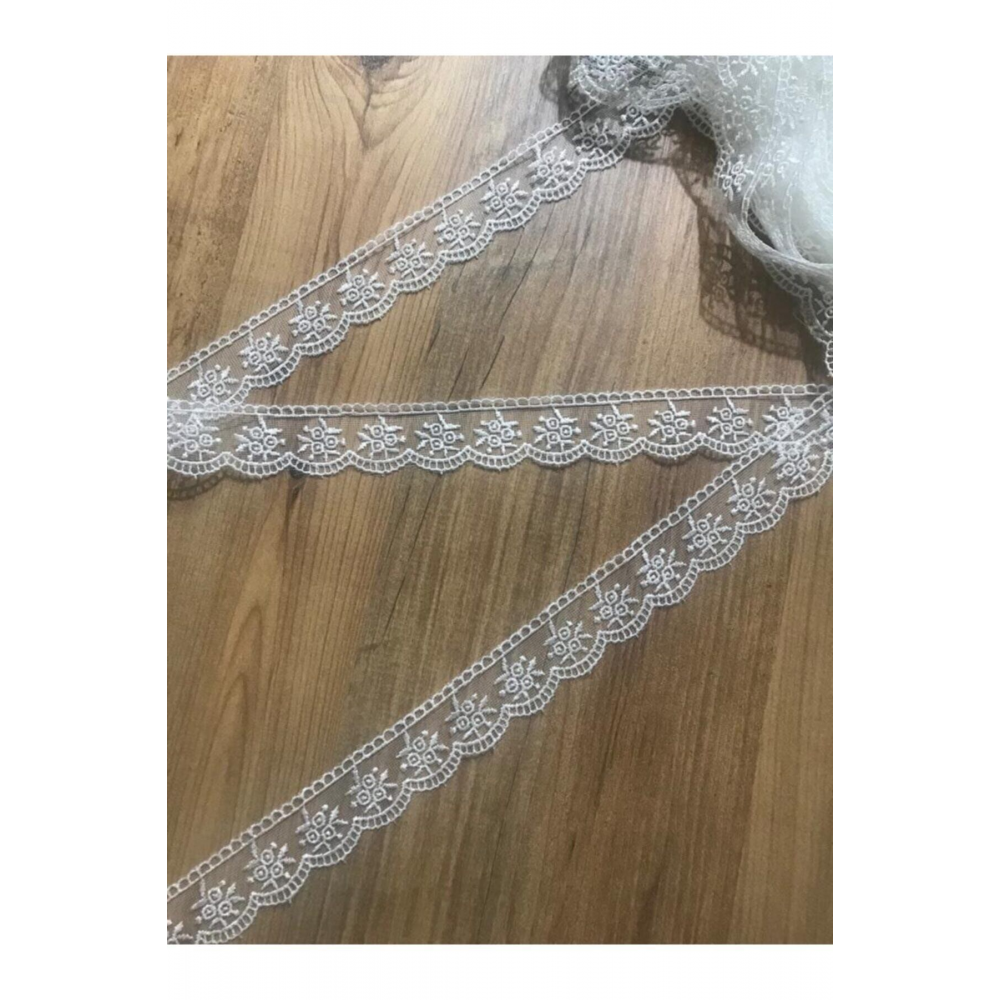 Güpür Fransız Dantel Krem 1 Top 8,5-9 Metre Fiyatı