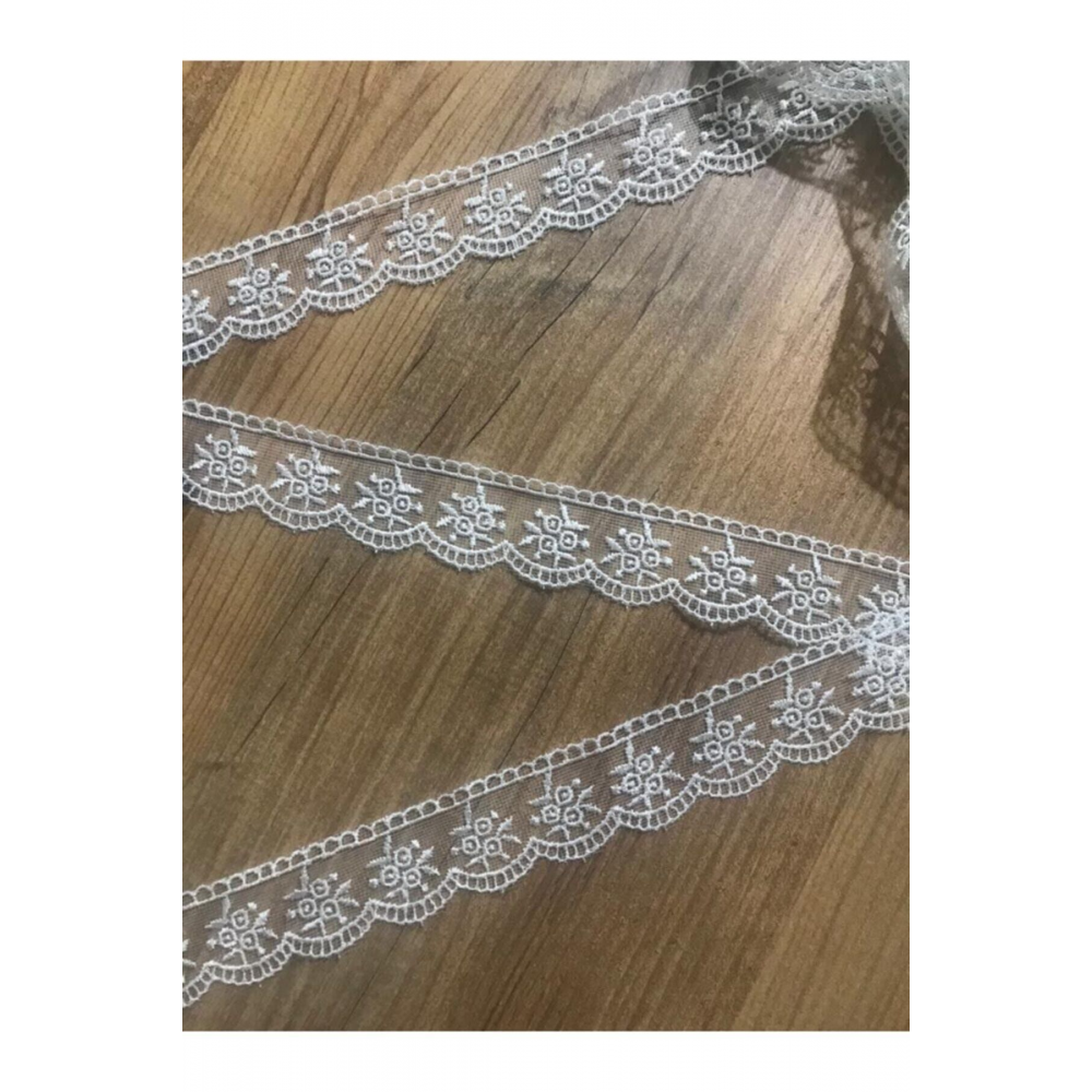 Güpür Fransız Dantel Krem 1 Top 8,5-9 Metre Fiyatı