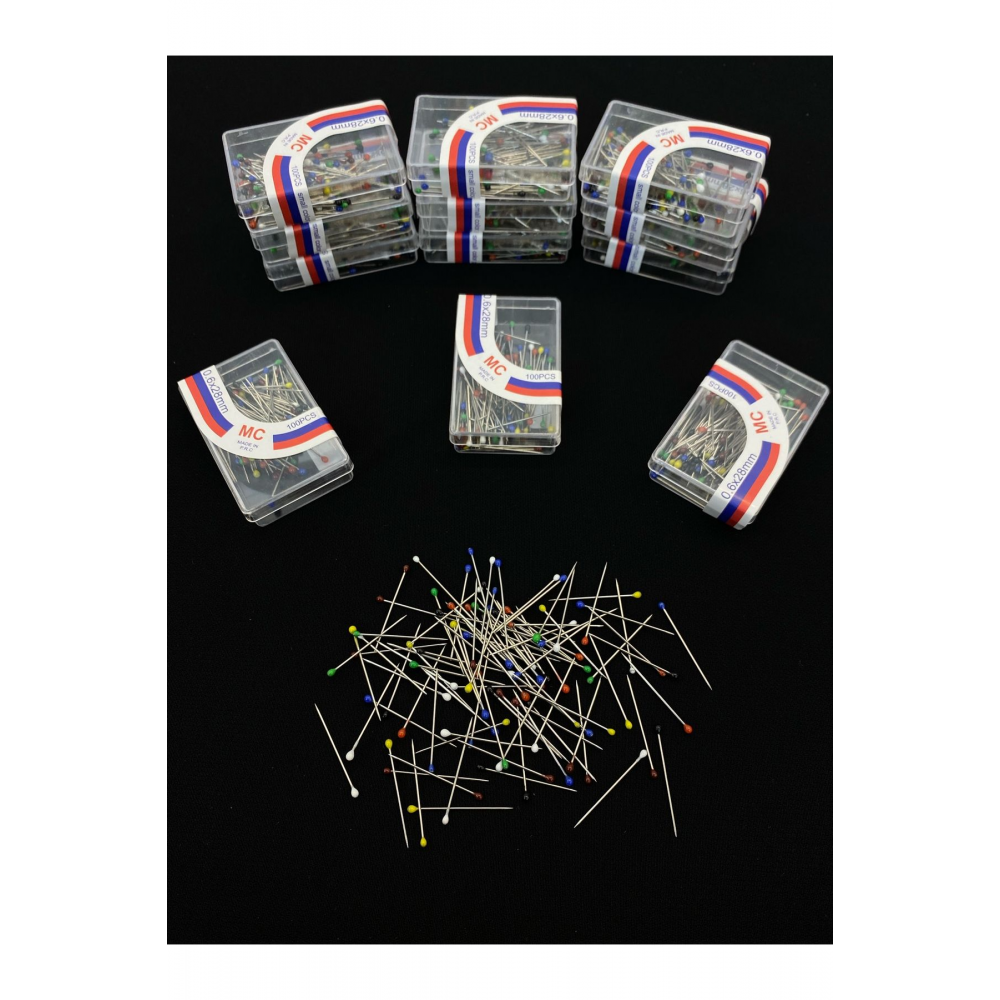 200 Adet Toplu İğne, Türban Eşarp Başörtüsü Şal Düğün Nikah Nişan Kına Sünnet Takı İğnesi İğnelik