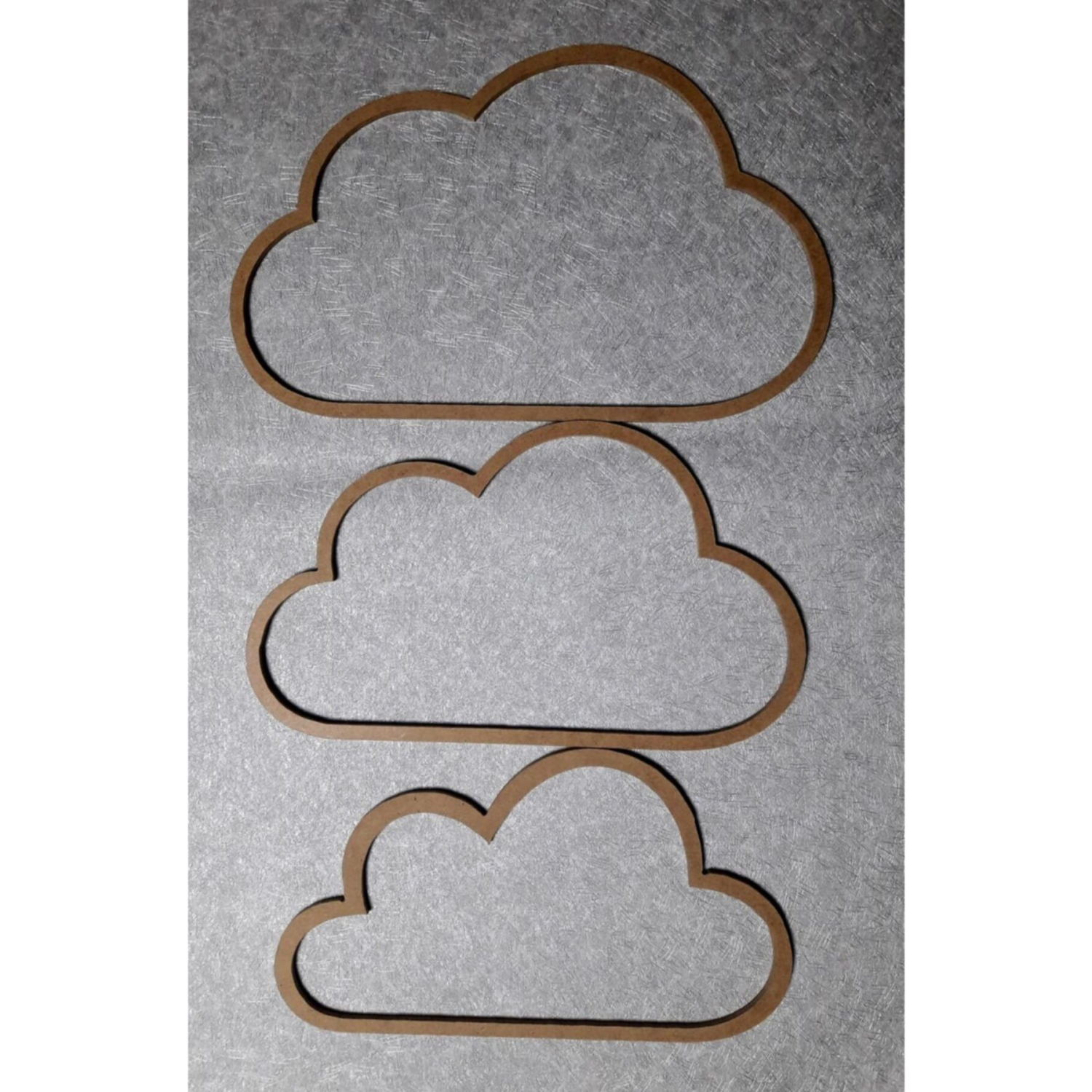 3'lü Vidasız Ahşap Bulut Kasnak,3 Mm Kalınlığında Düş Kapanı, Makrome Örgü Için Mdf Kasnak