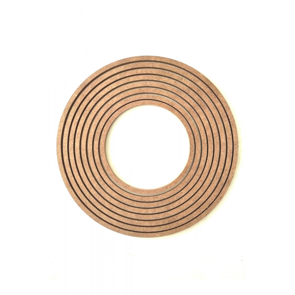 8'li Kasnak Ham Mdf Halka Makrome Düş Kapanı