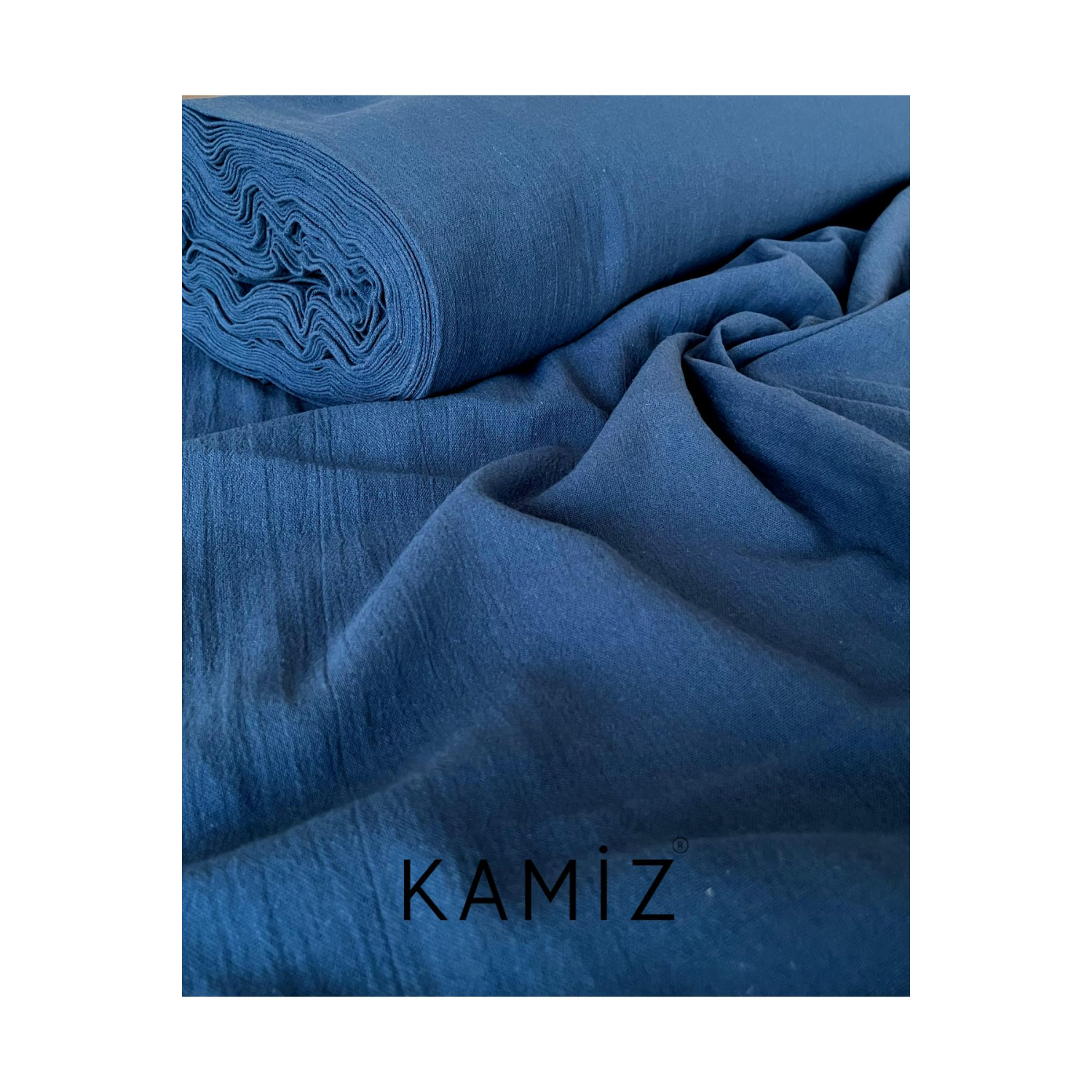 Lacivert Şile Bezi Organik Kumaş-%100 Pamuklu Şile Bezi