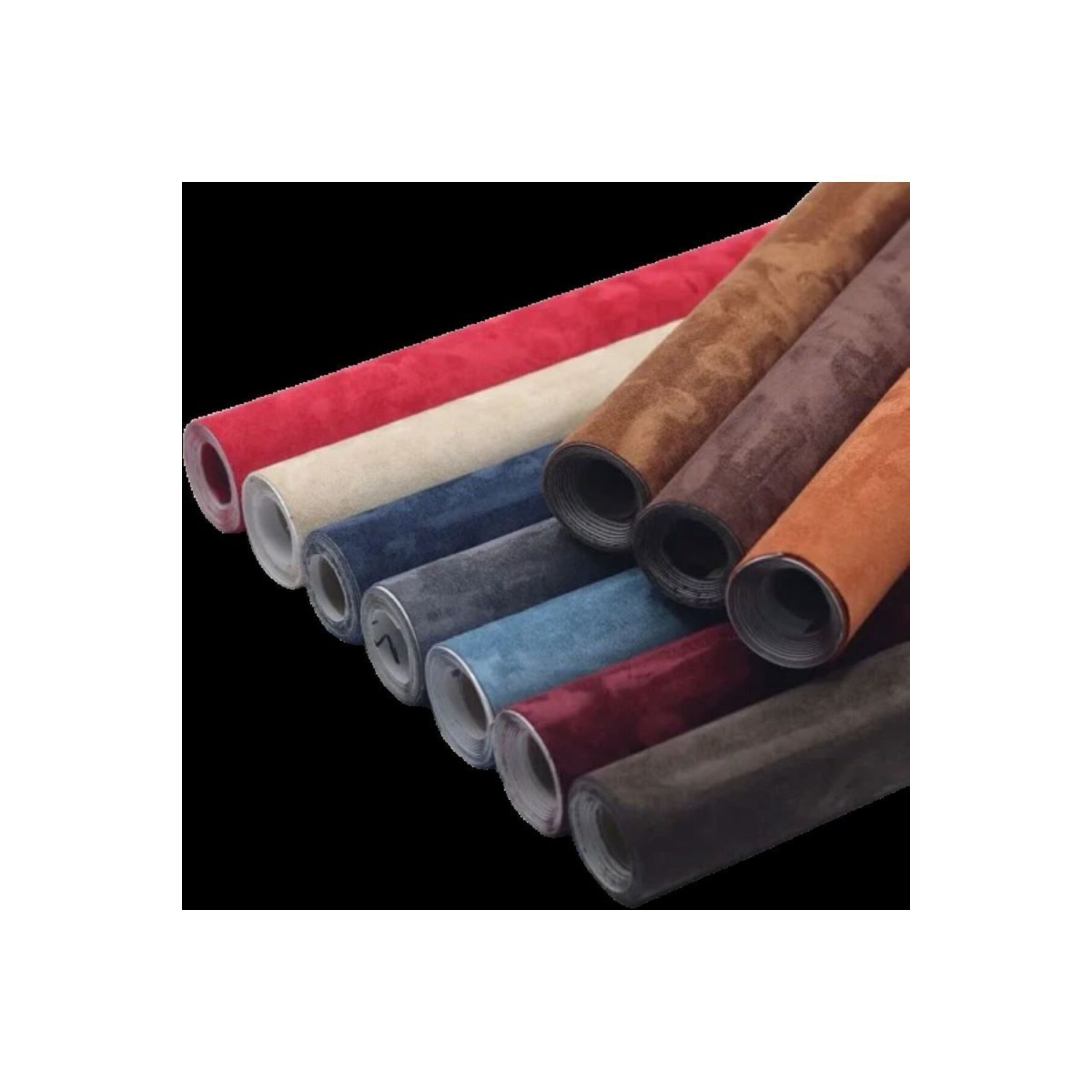 Yapışkanlı Alkantara Kumaş 150cm X 100 Cm Flok Süet Kadife Oto Döşemelik