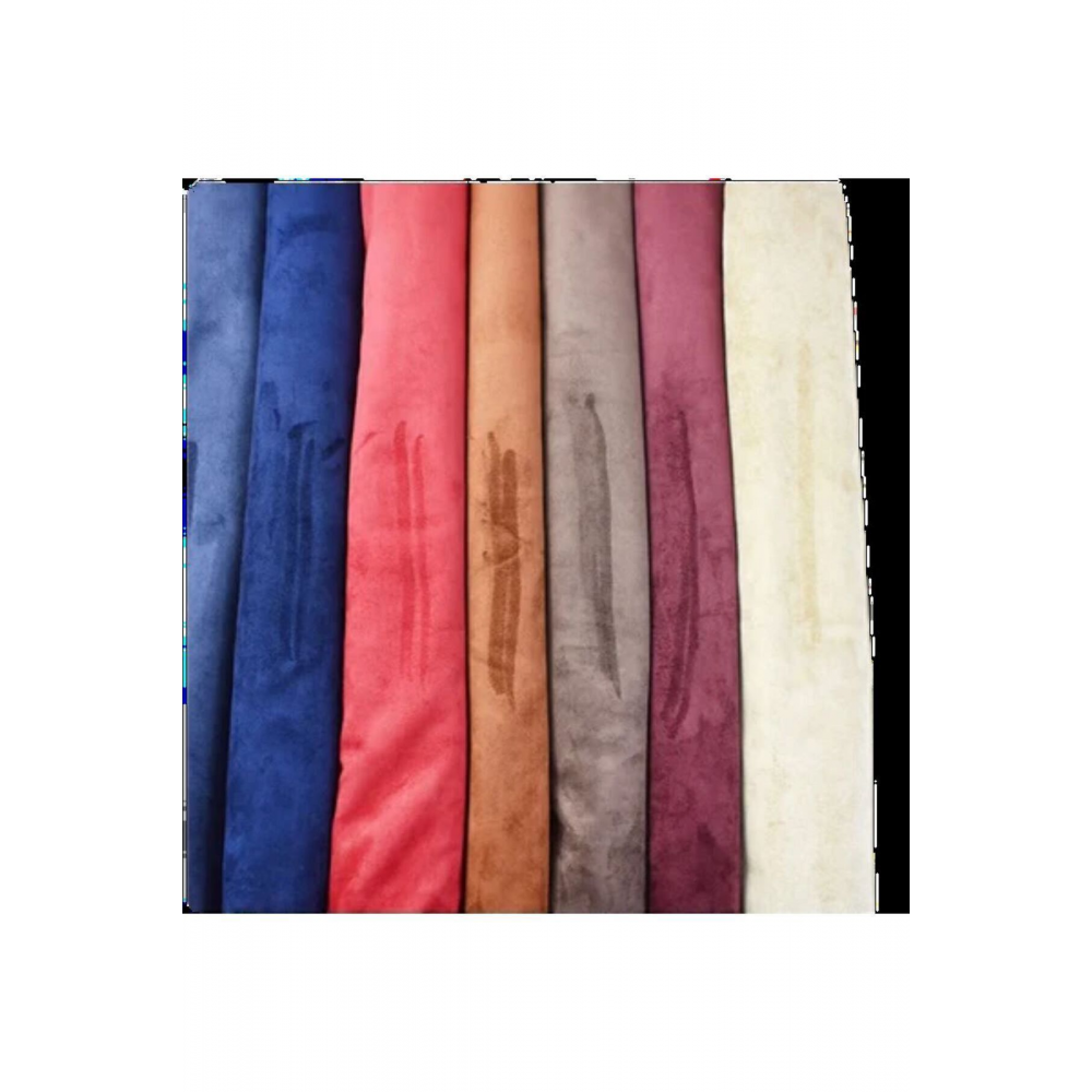 Yapışkanlı Alkantara Kumaş 150cm X 100 Cm Flok Süet Kadife Oto Döşemelik