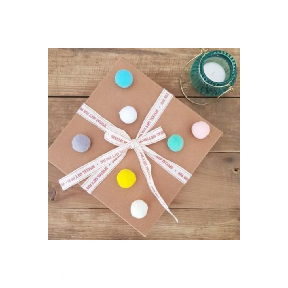 15 Mm Peluş Ponpon - Renkli Ponpon 100 Adet - Pelüş Ponpon - Süs Ponpon