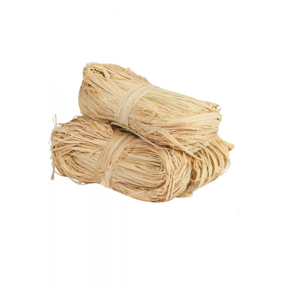 Nev Doğal Rafya Muz Lifi Naturel - Saman Ip, Süsleme Malzemesi 100 Gram