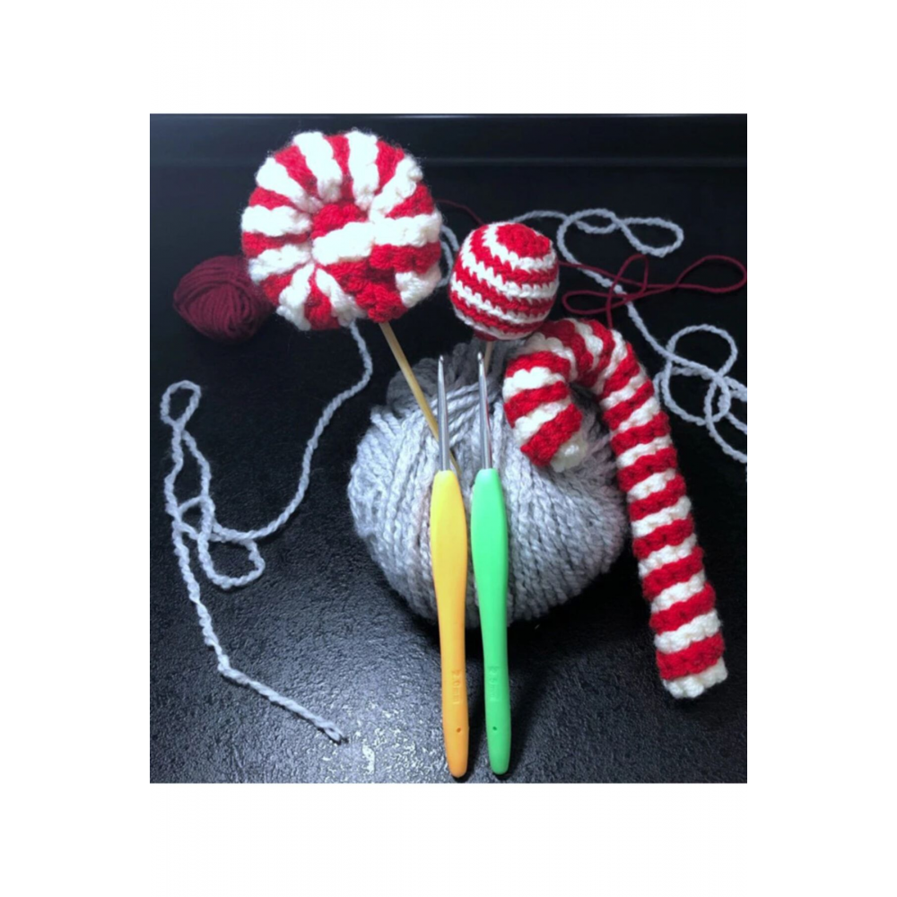 Silikon Saplı Tığ 7 Adet + İşaretleyici Ve Makas