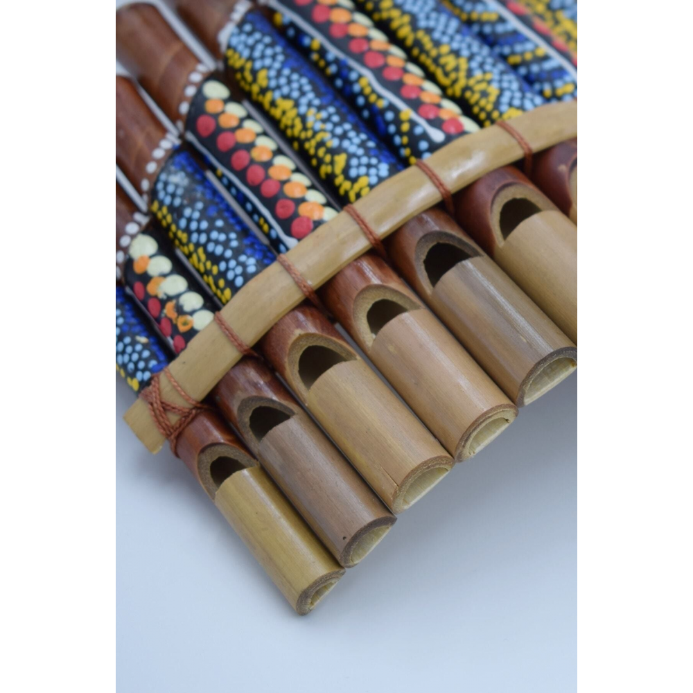 Ahşap Pan Flüt, Bambu Panflüt, Müzik Aleti, Dekorasyon, Hediye