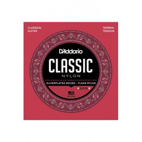 D'addario Ej27n Normal Tansion Klasik Gitar Teli Ve Pena Ej27n