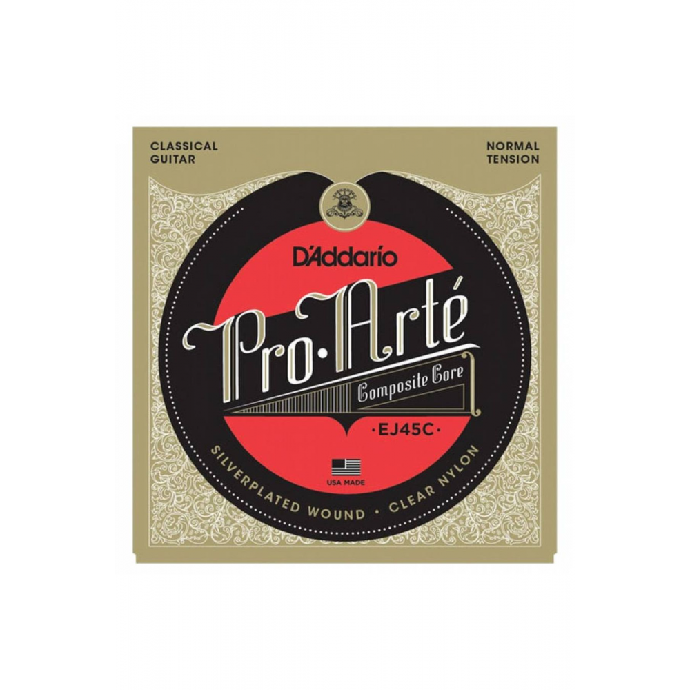 Ej45c Klasik Gitar Tel Seti, Pro-arte, Composıte Core, S D'addario Ej45c Normal Tension Pro