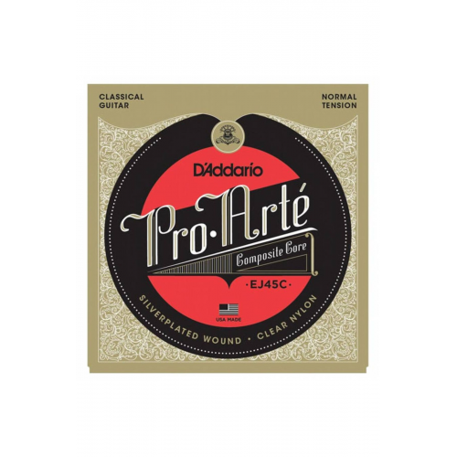 Ej45c Klasik Gitar Tel Seti, Pro-arte, Composıte Core, S D'addario Ej45c Normal Tension Pro