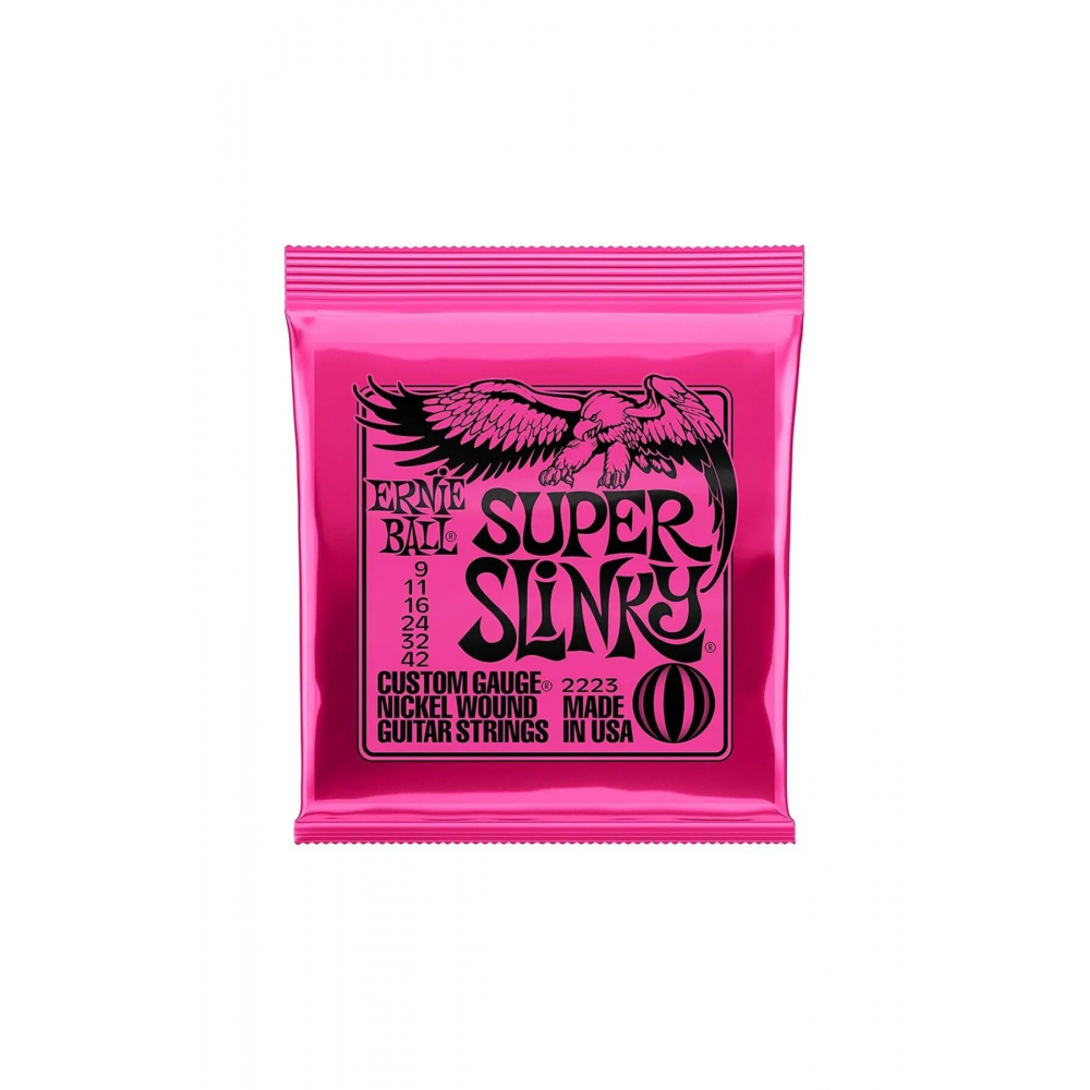 P02223 Super Slinky 09-42 Elektro Gitar Teli P02223, One Size