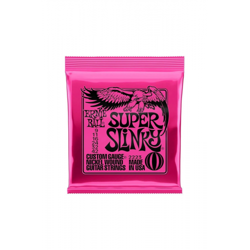 P02223 Super Slinky 09-42 Elektro Gitar Teli P02223, One Size