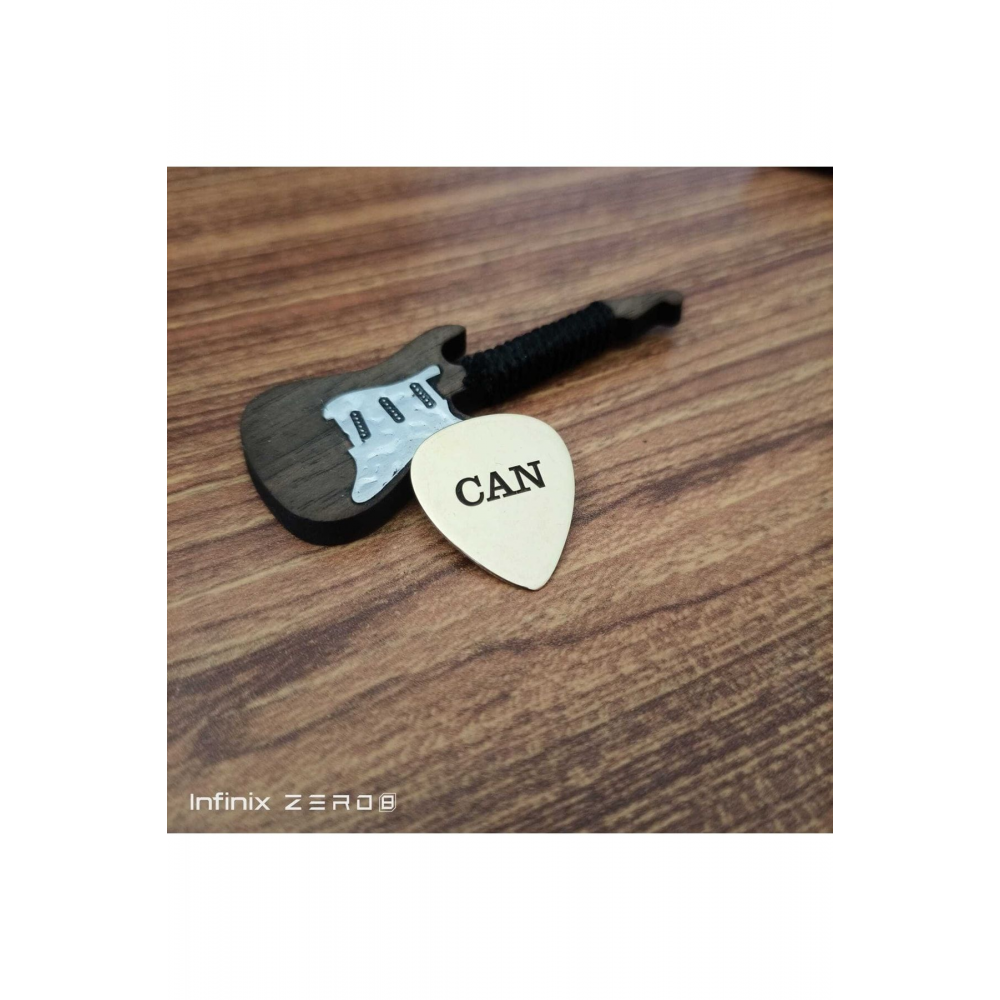 Kişiye Özel Isimli Metal Gitar Penası