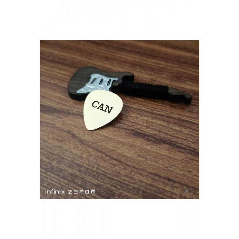 Kişiye Özel Isimli Metal Gitar Penası