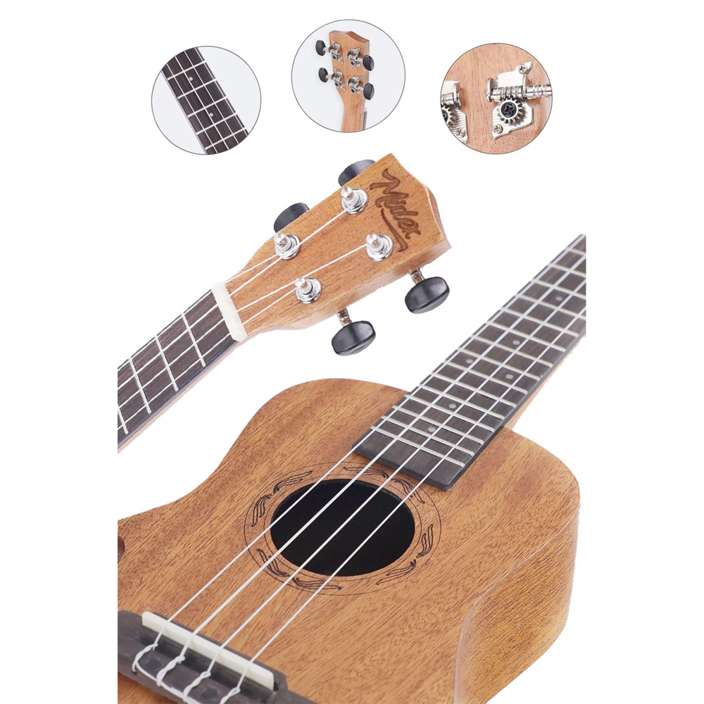 Ct-24mc Set Maun Concert Ukulele (SOFTCASE TUNER CAPO METOD NOTA STİCKER ASKI PENA)