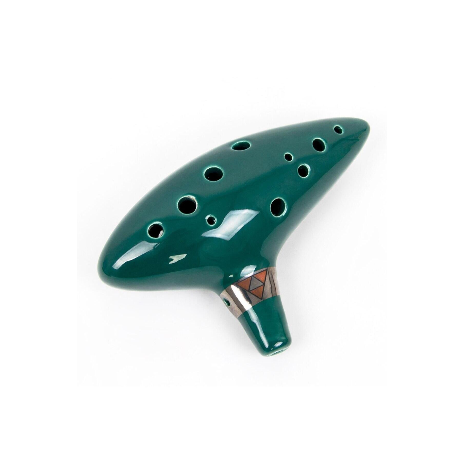 Ocarina 12 Delik Ocarina Seramik Alto C Ocarina Flüt Mavi Ocarina Sualtı Müzik Nefesli Enst
