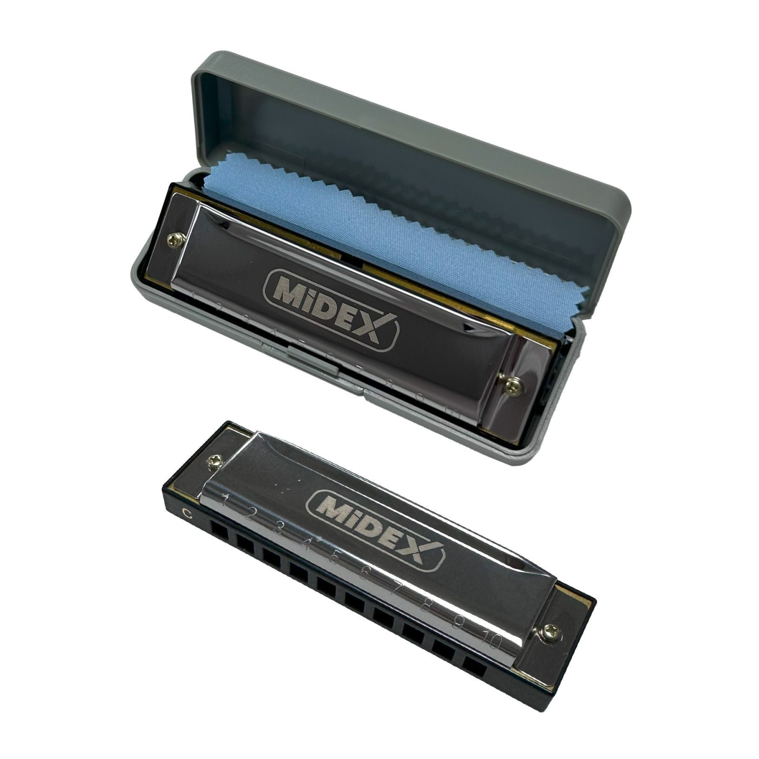 HN-10SL Silver Örf Aletleri 10 Delikli Mızıka