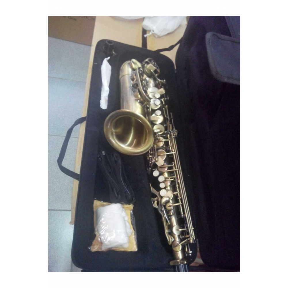 Xal-1016 Mat Bronz İşlemeli Model Alto Saksafon Seti