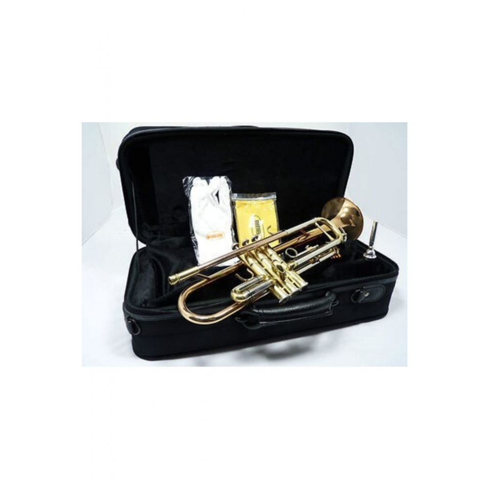 Dtr-200 Si Bemol Trompet Seti Gold Model Kanvas Çantalı Set
