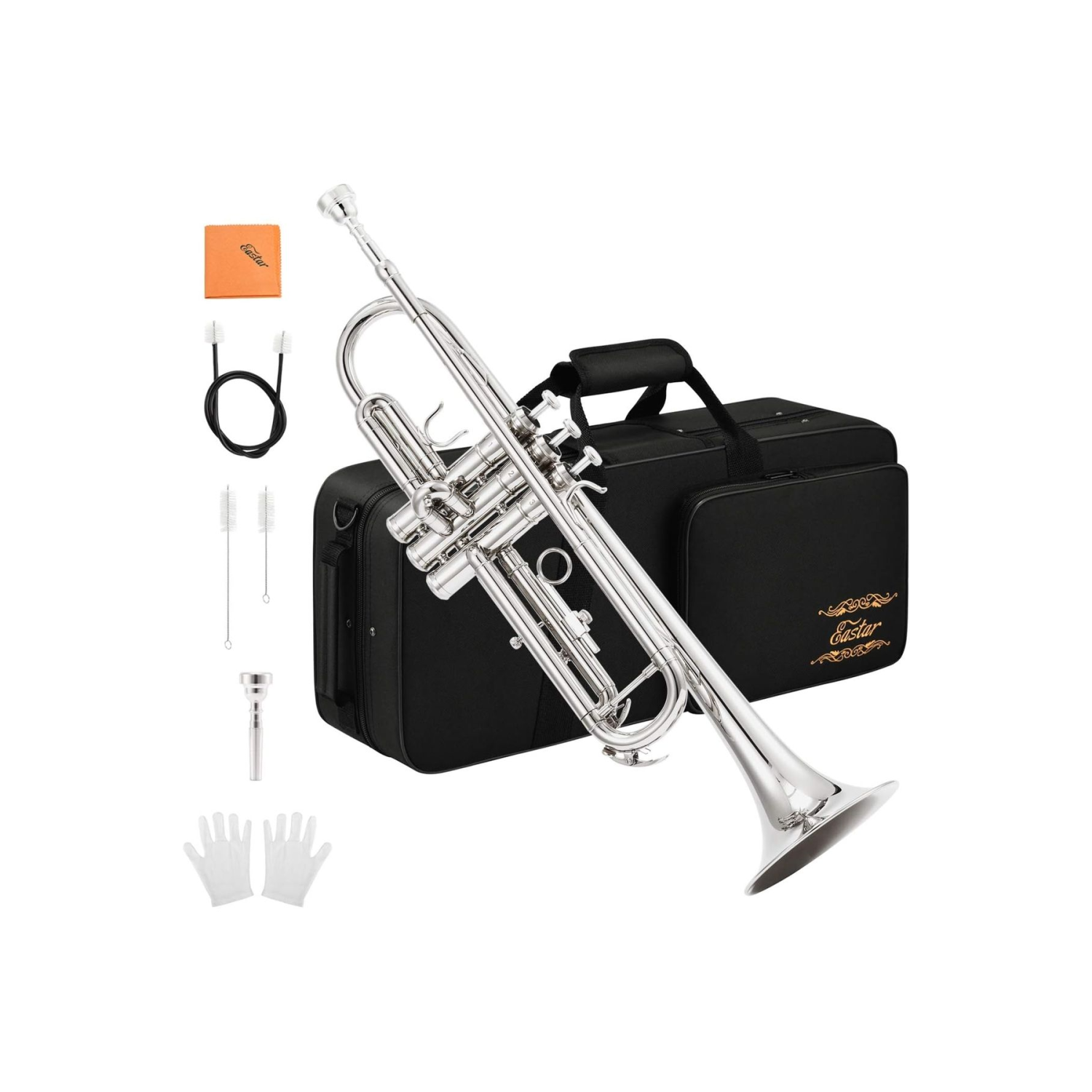 ETR-380N Standard Si Bemol Trompet (Silver)