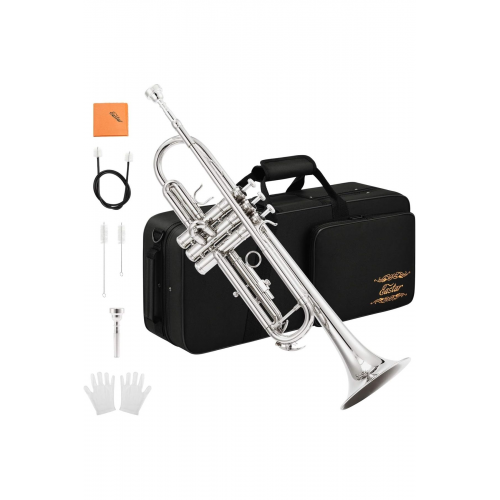 ETR-380N Standard Si Bemol Trompet (Silver)