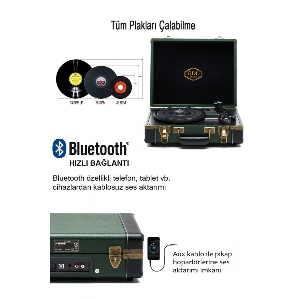 Çanta Pikap T317b (bluetooth Şarjlı) - Elite
