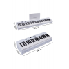 Plx-100wh Taşınabilir Dijital Piyano Tuş Hassasiyetli 88 Tuş Bluetooth Şarjlı Full Set