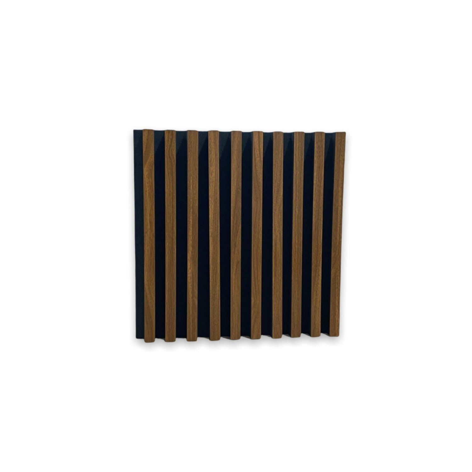 Eko Akustik Straight Line Ahşap Yutucu Yansıtıcı Akustik Panel 50 cmx50 cm Kahverengi