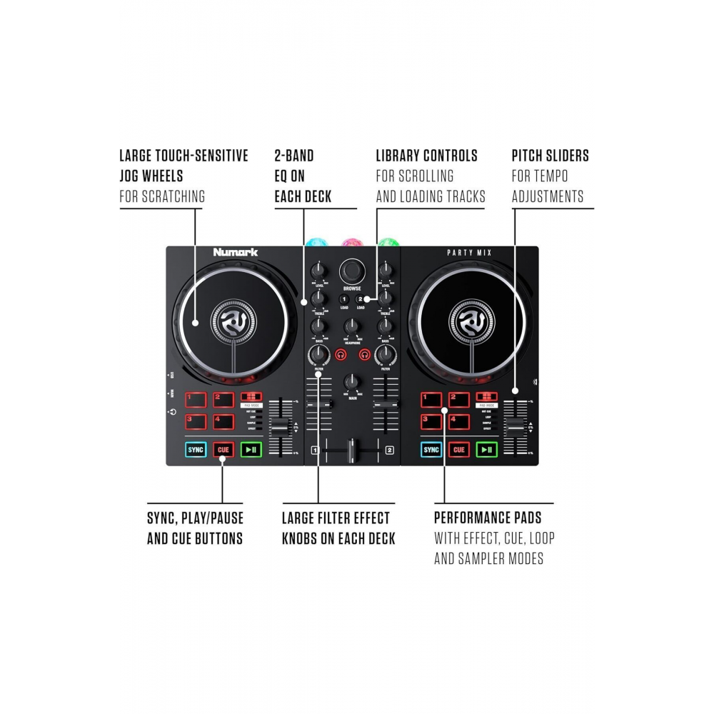 Party Mix Iı Dj Kontrol Ünitesi