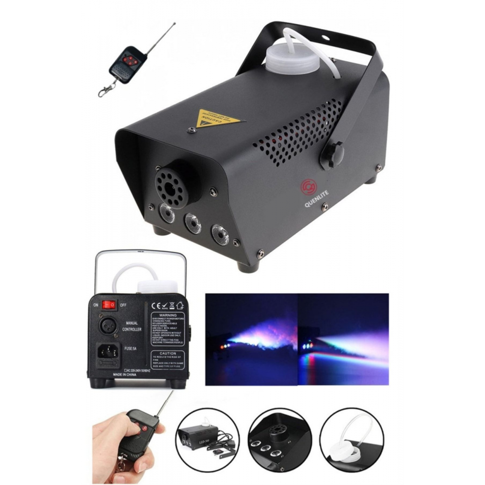 Ql-700rgb-lk Sis Makinası 700 Watt Led Işıklı Ve Kumandalı (5 Litre Likitli)