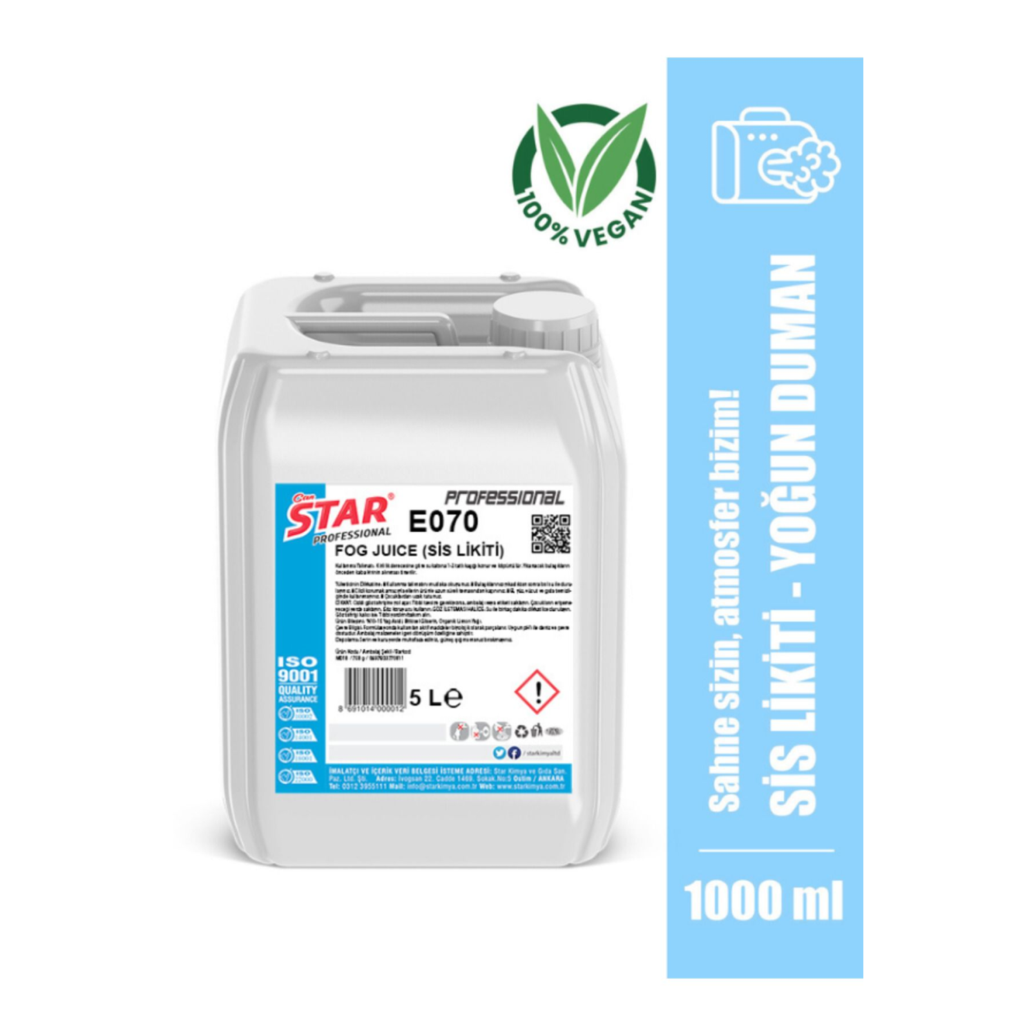 Sis Makinesi Likiti (fog Juice) 5 Litre