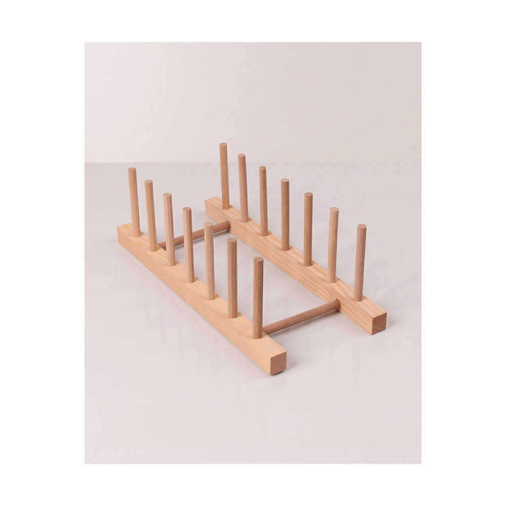 Bambu Tabaklık Ahşap Tabak Standı