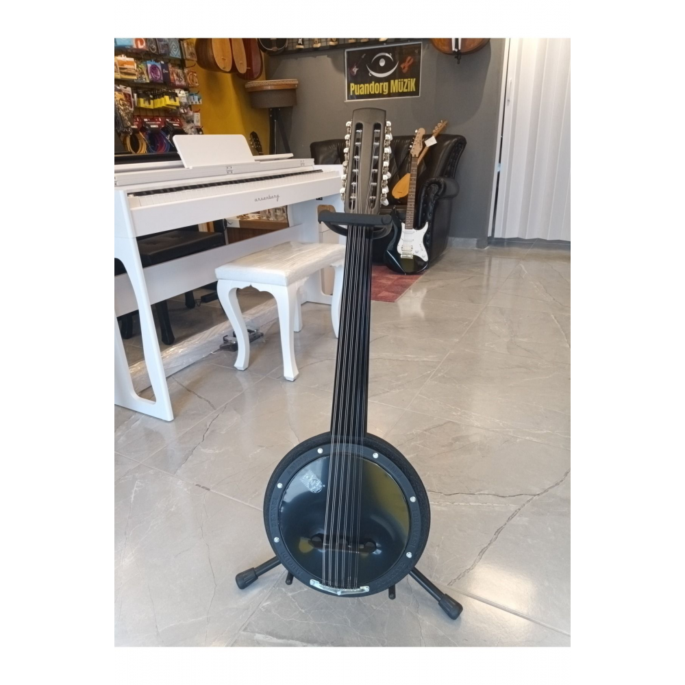 Zeynel Abidin Profesyonel Siyah Cümbüş ( Taşıma Çantası Mızrap )