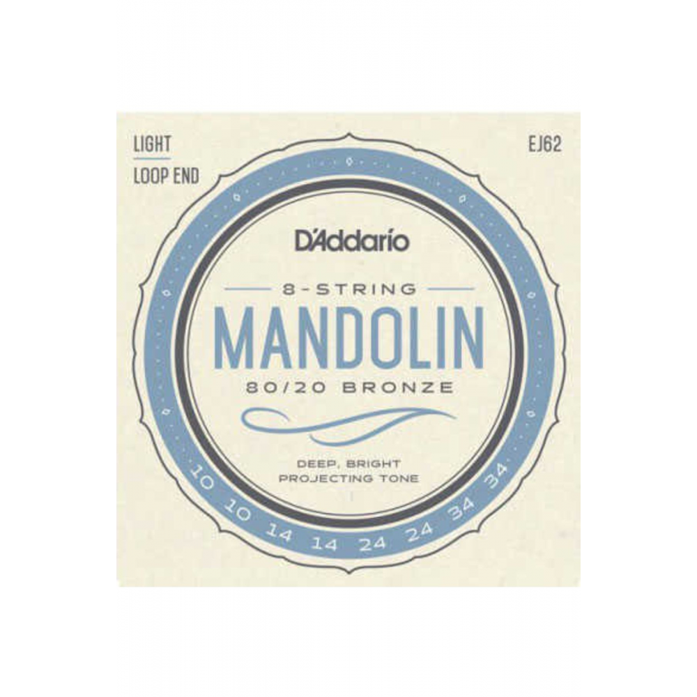 D´addario Ej62 80/20 Bronz Mandolin Teli Seti