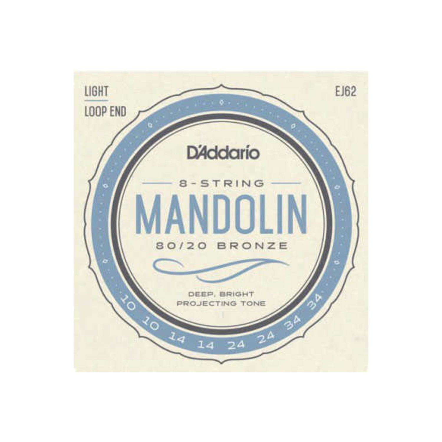 D´addario Ej62 80/20 Bronz Mandolin Teli Seti