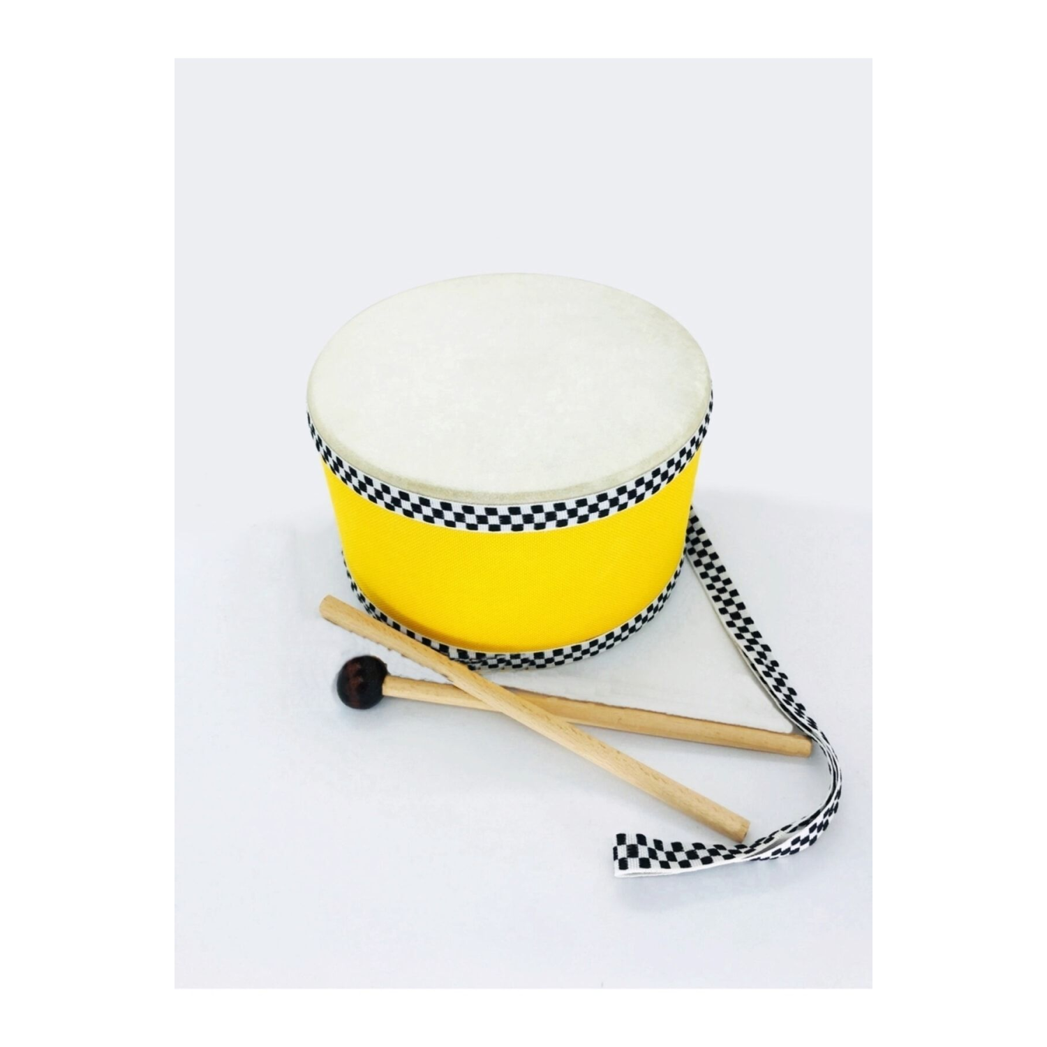 Askılı Küçük Deri Davul