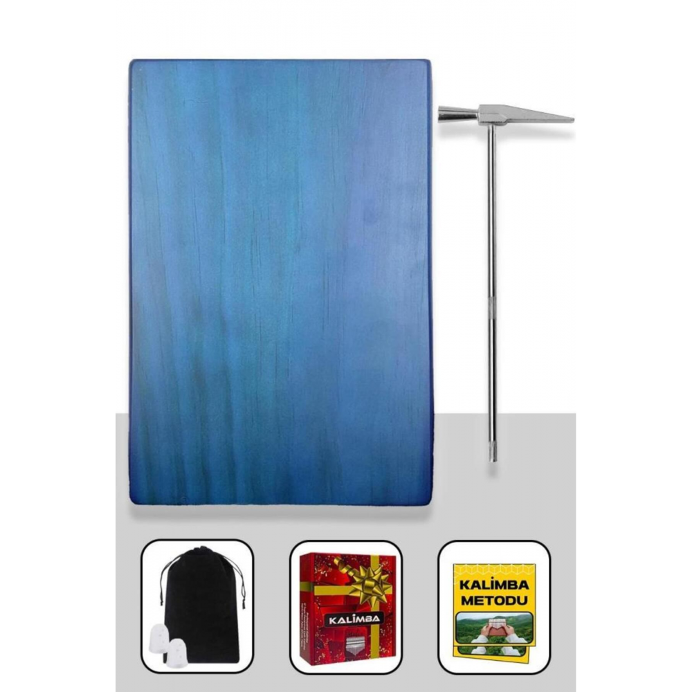 Klx-454g Hakiki Ağaç Geyik Desenli Kalimba 17 Tuşlu