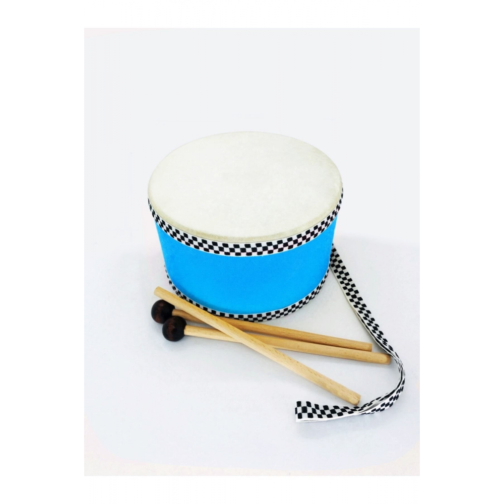 Askılı Trampet Davul Mavi 18 cm