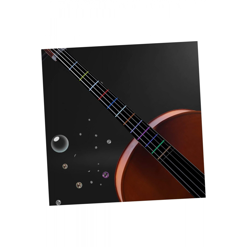 1/2 tam boy keman-nota-etiket-kolay öğrenme-sticker-klavye-çıkartma-violin-keman aksesuar