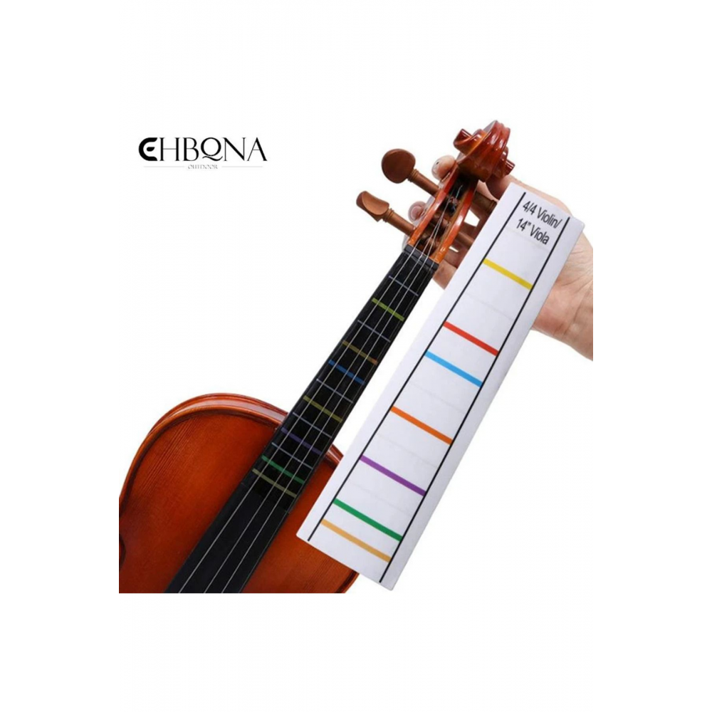 4/4 tam boy keman-nota-etiket-kolay öğrenme-sticker-klavye-çıkartma-violin-keman aksesuar