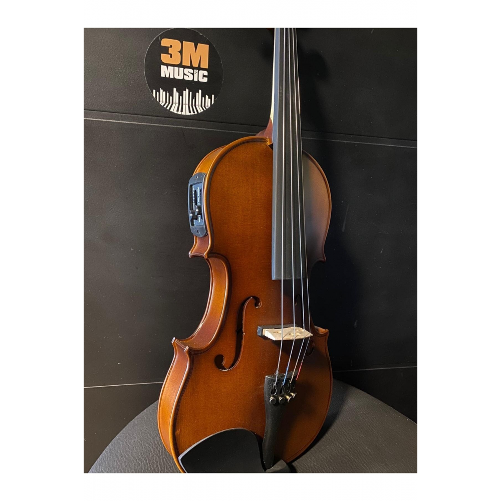 Elektro Keman Ağaç Keman Eq Keman Seti Sahne Kemanı