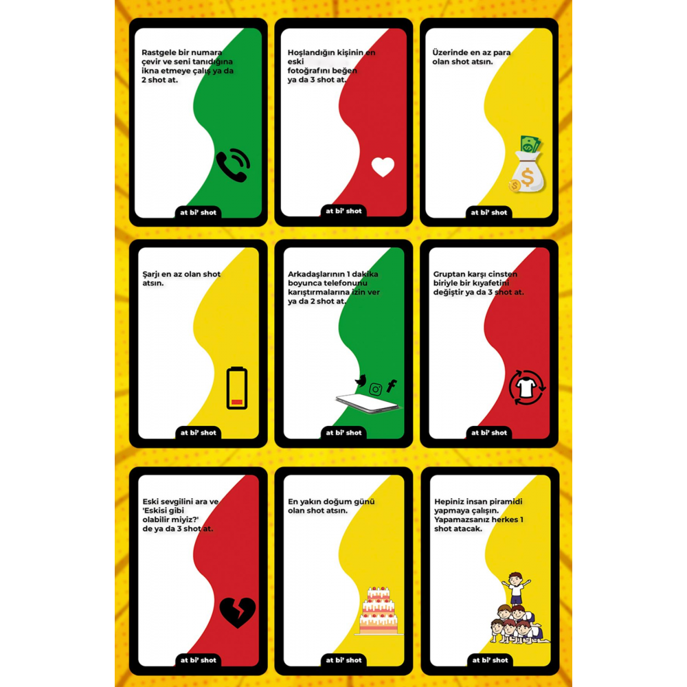 Classic - Içki Oyunu | Parti Oyunu | Shot Oyunu | Yılbaşı Oyunu | Kart Oyunu