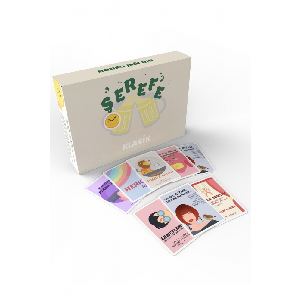 Klasik Içki Oyunu | 150 Kartlı Parti Içki Oyunu | Eğlenceli Kutu Oyunu | Shot Oyunu | Kart Oyunu